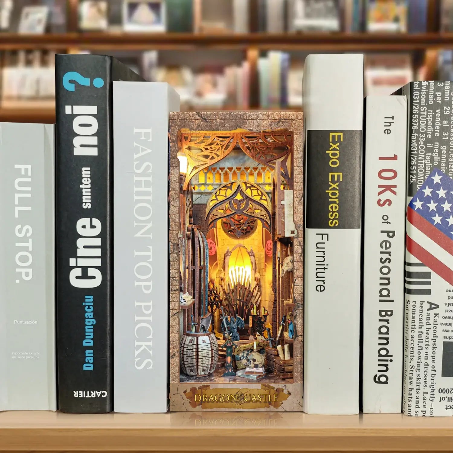 Book Nook Dragon Castle - Crafterra