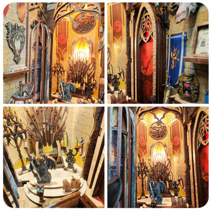 Book Nook Dragon Castle - Crafterra