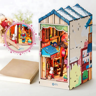 Book Nook Cat Grocery - Crafterra