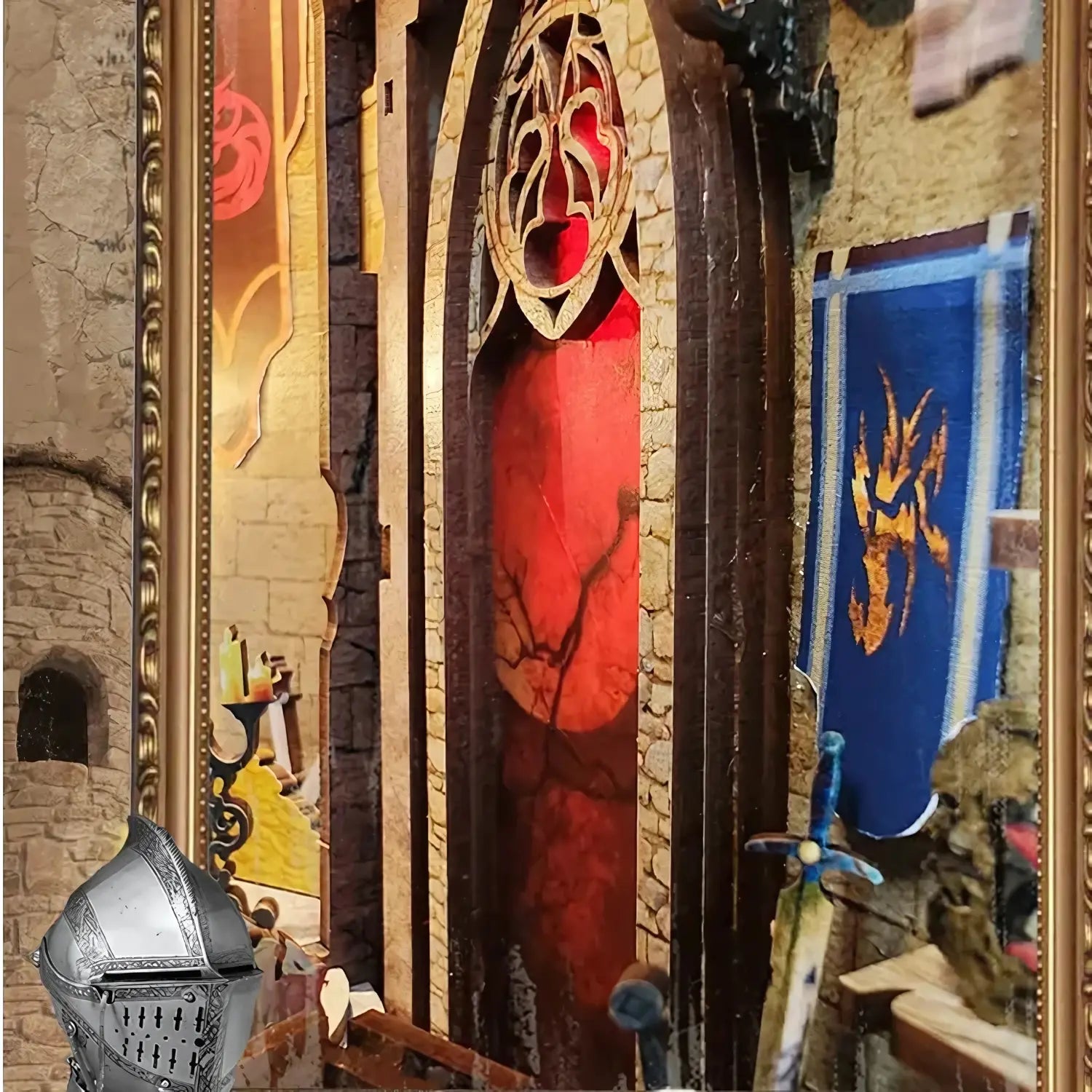 Book Nook Dragon Castle - Crafterra