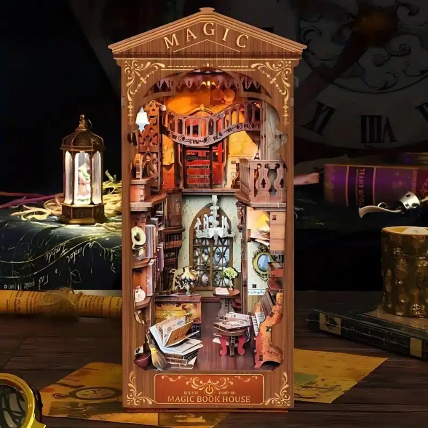 Book Nook Magic Book House - Crafterra