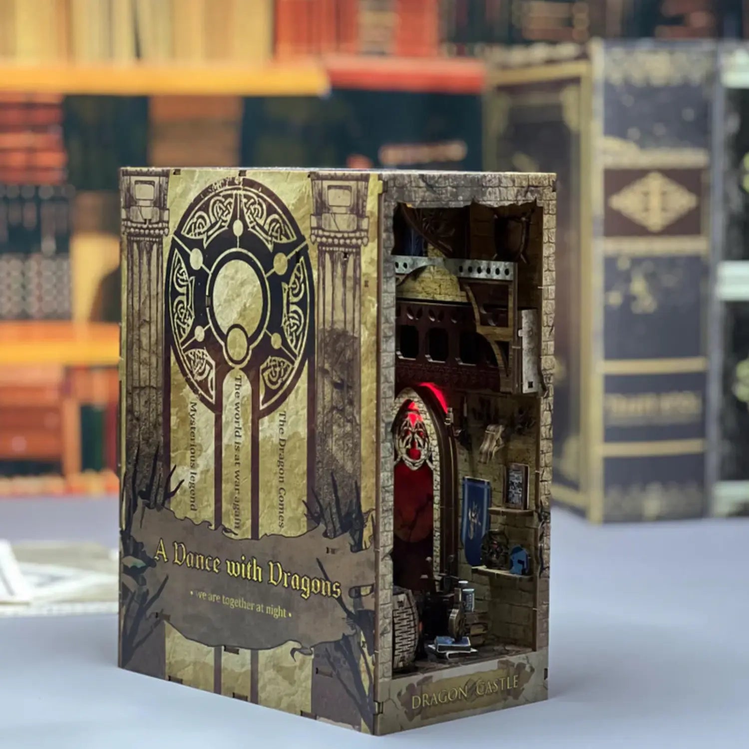 Book Nook Dragon Castle - Crafterra