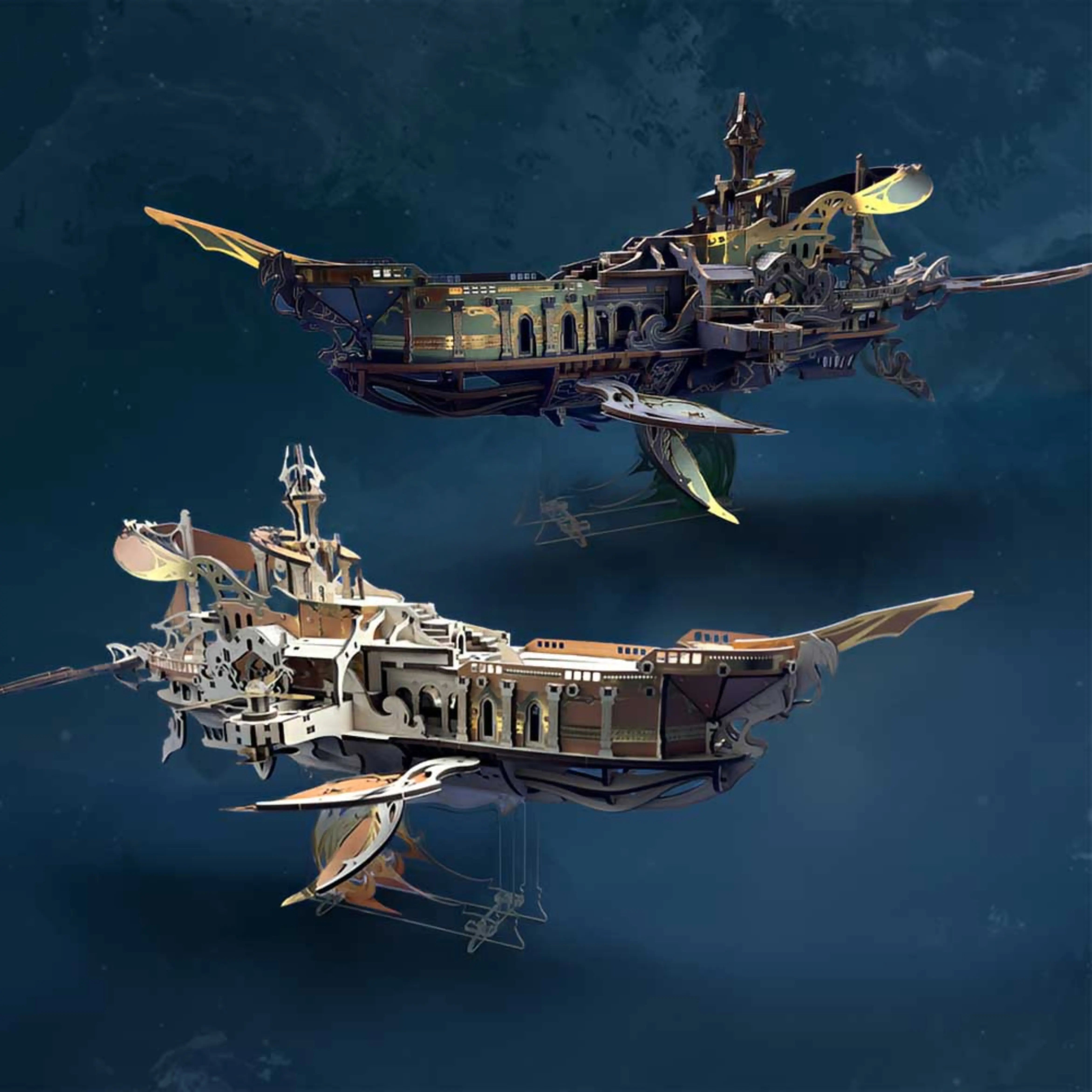 Puzzle 3D Whale Ark of the Universe