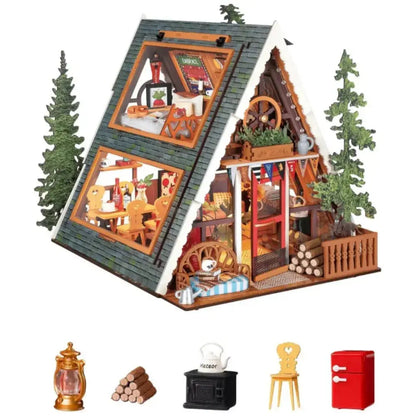 Maison Miniature A-Frame Cabin Crafterra