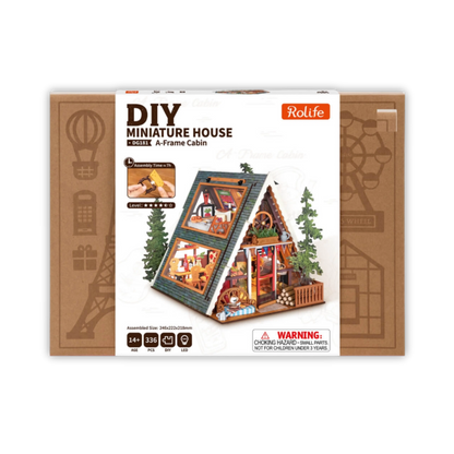 Maison Miniature A-Frame Cabin Crafterra