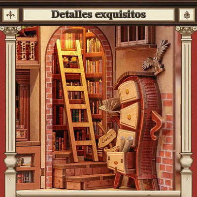 Maison Miniature Thames Bookstore - Crafterra