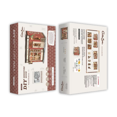 Maison Miniature Thames Bookstore Crafterra