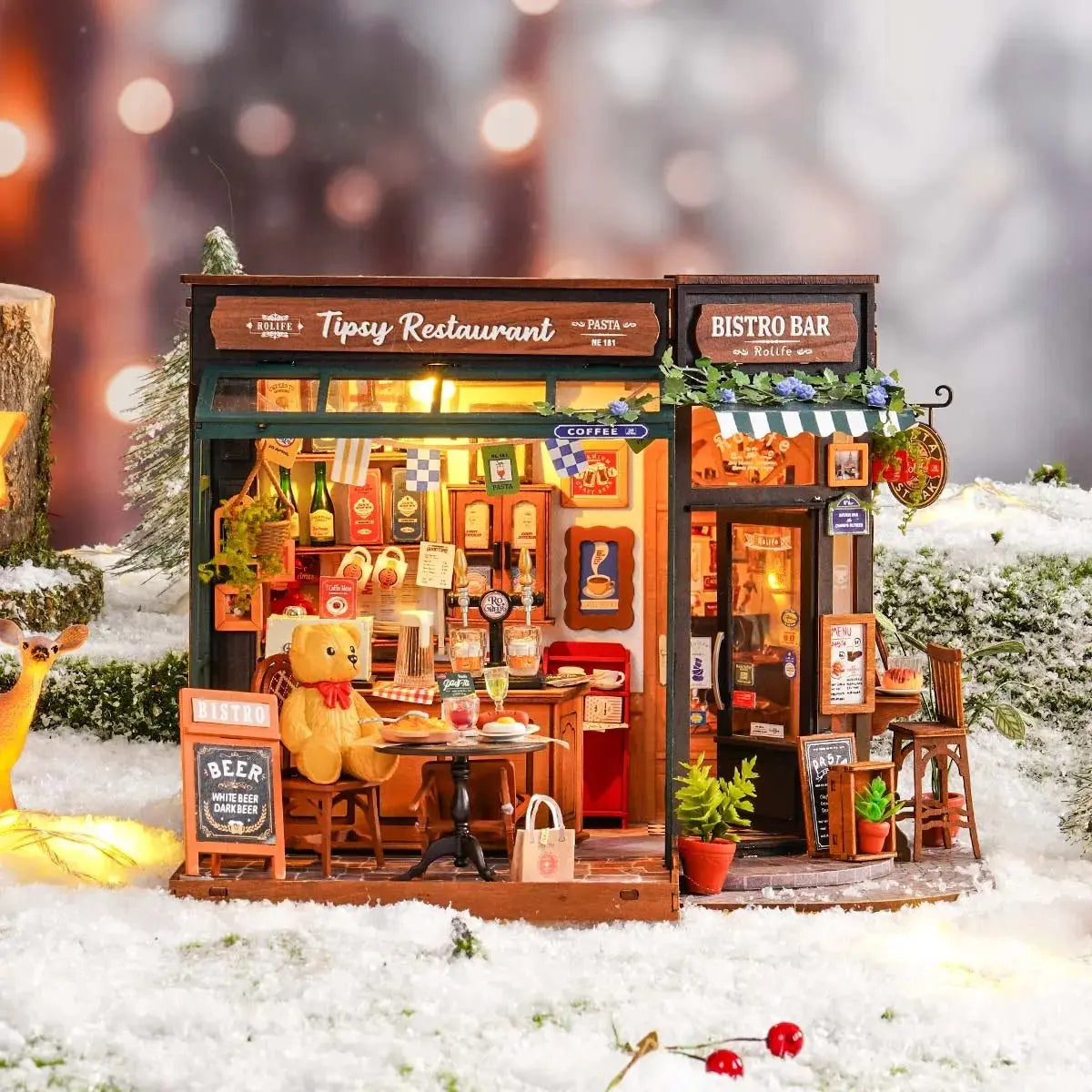 Maison Miniature Tipsy Restaurant - Crafterra