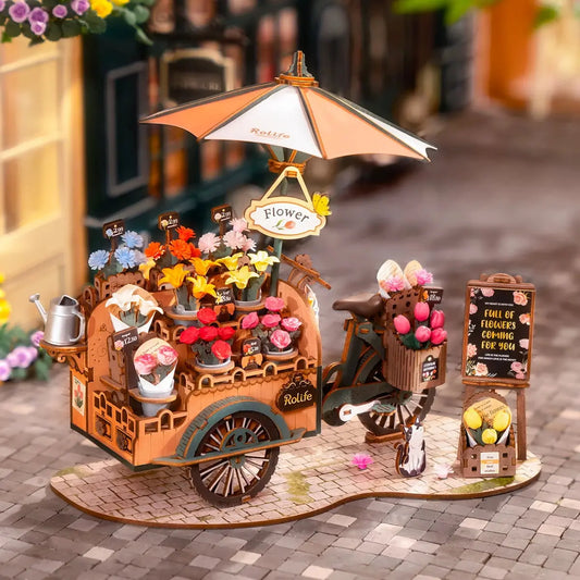 Puzzle 3D Blossom Cart - Crafterra