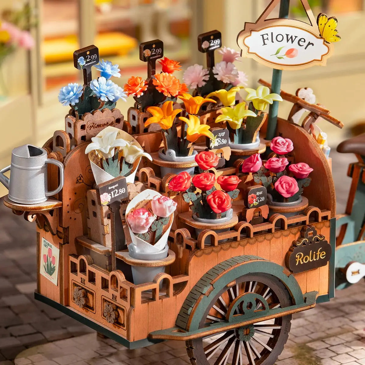 Puzzle 3D Blossom Cart - Crafterra