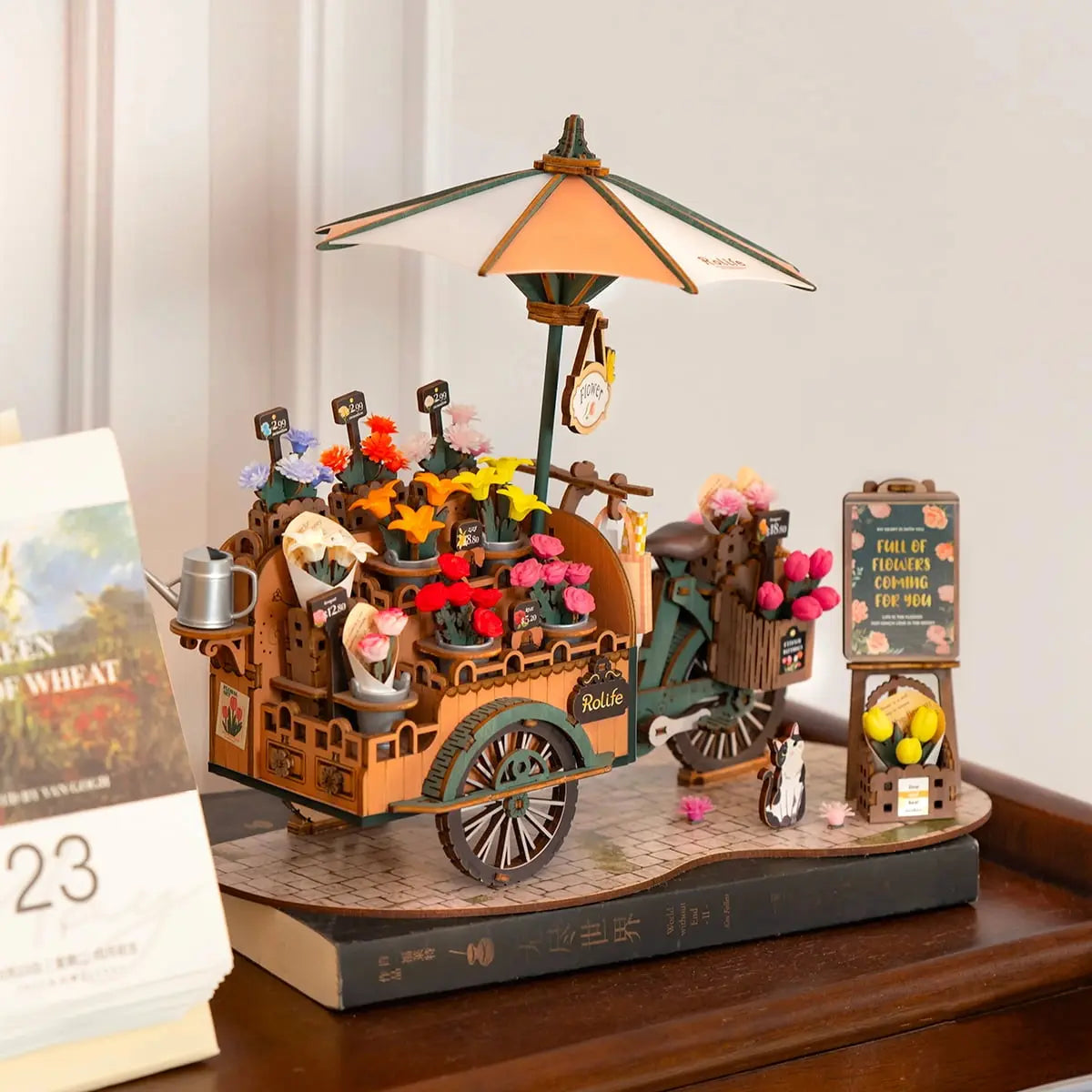 Puzzle 3D Blossom Cart - Crafterra