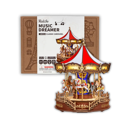 Puzzle 3D Carrousel Classique Crafterra