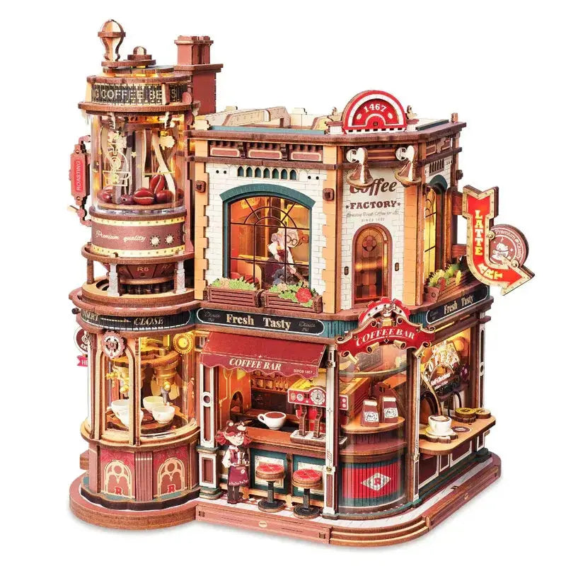 Puzzle 3D Dream Coffee Factory Crafterra