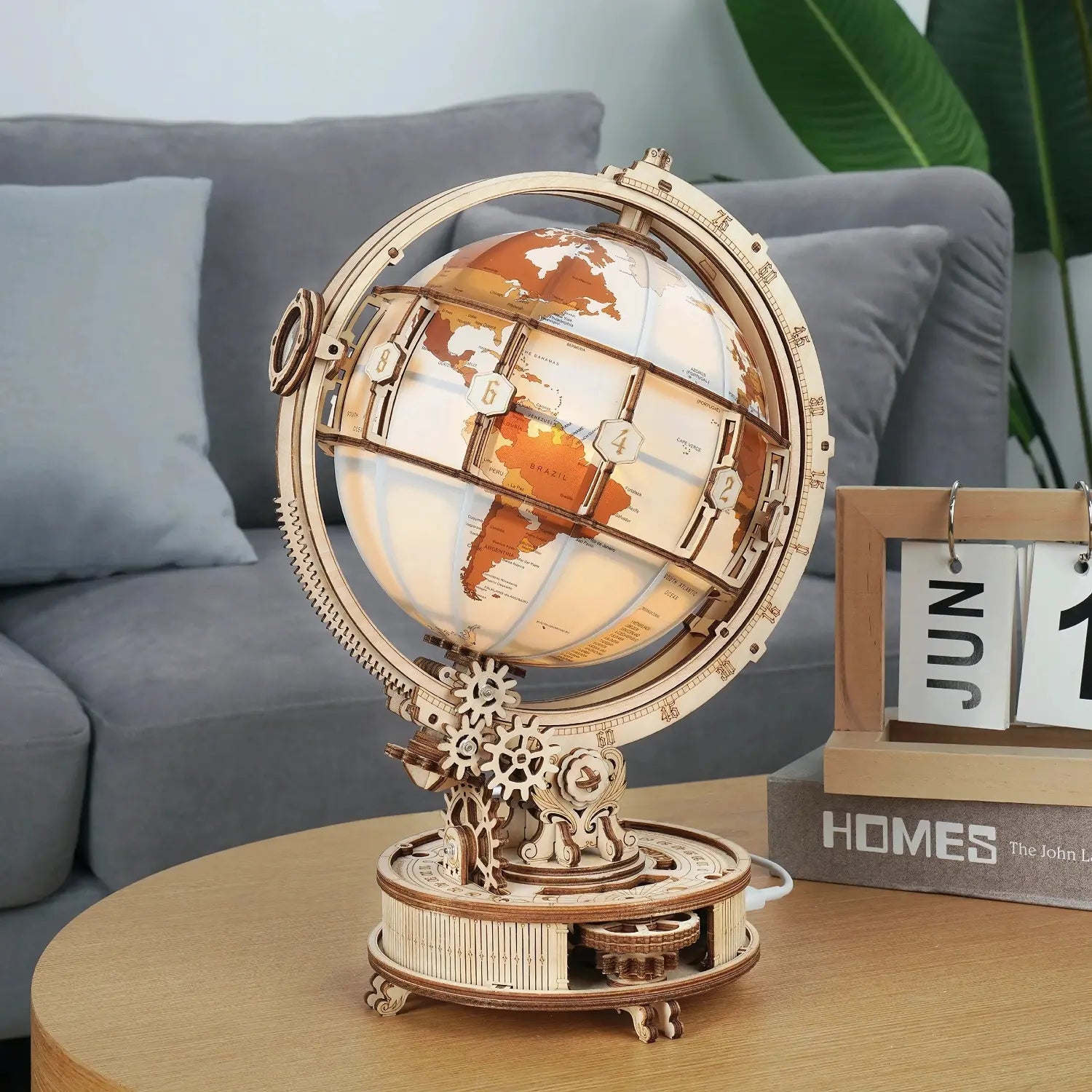 Puzzle 3D Globe Lumineux - Crafterra