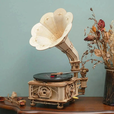 Puzzle 3D Gramophone classique - Crafterra