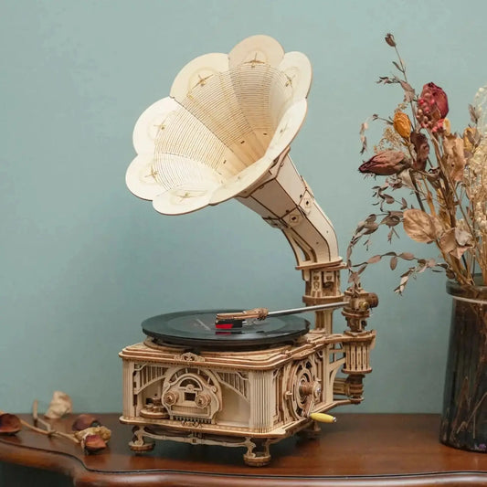 Puzzle 3D Gramophone classique - Crafterra