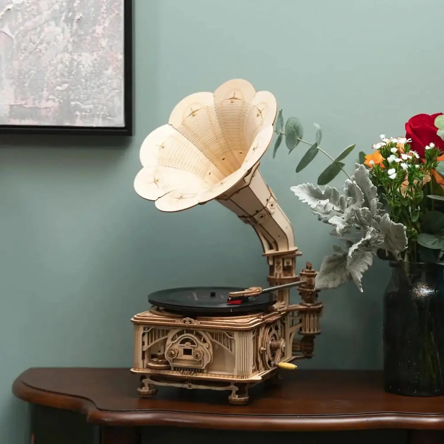 Puzzle 3D Gramophone classique - Crafterra
