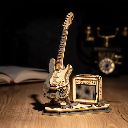 Puzzle 3D Guitare Electrique - Crafterra