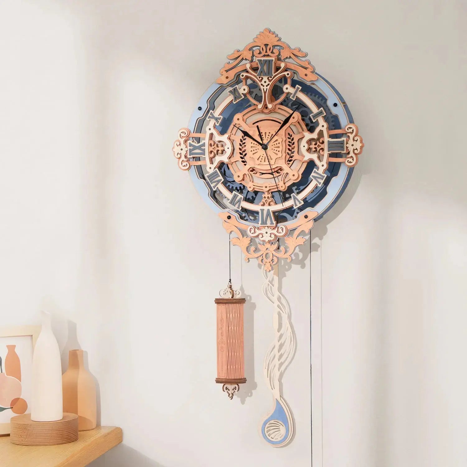 Puzzle 3D Horloge Murale Romantique - Crafterra