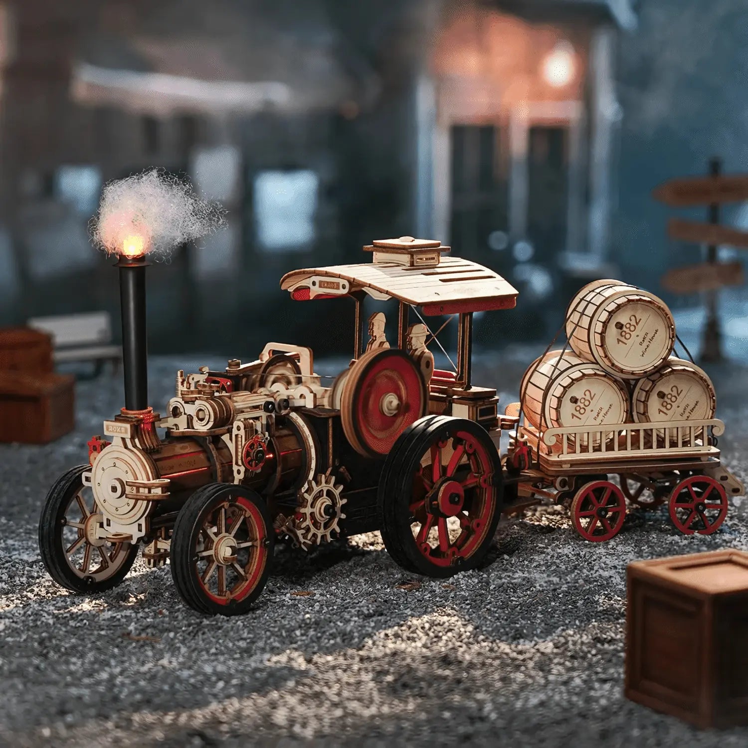 Puzzle 3D Locomotive à Vapeur - Crafterra