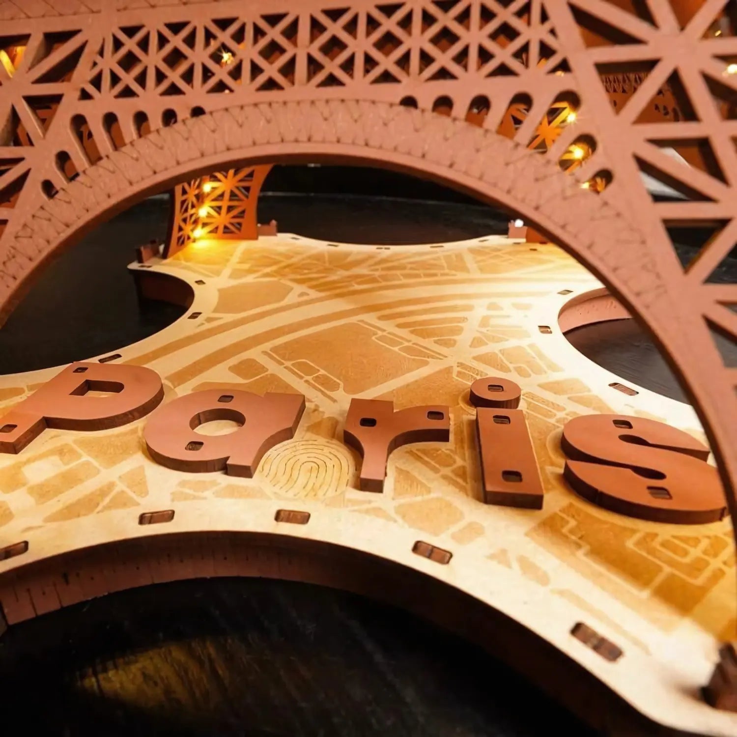 Puzzle 3D Nuit de la Tour Eiffel - Crafterra