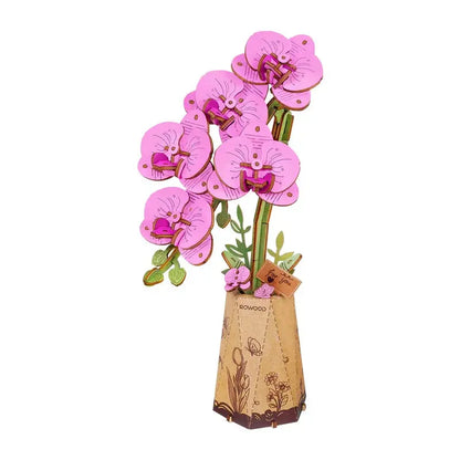 Puzzle 3D Orchidée Papillon Pourpre Crafterra