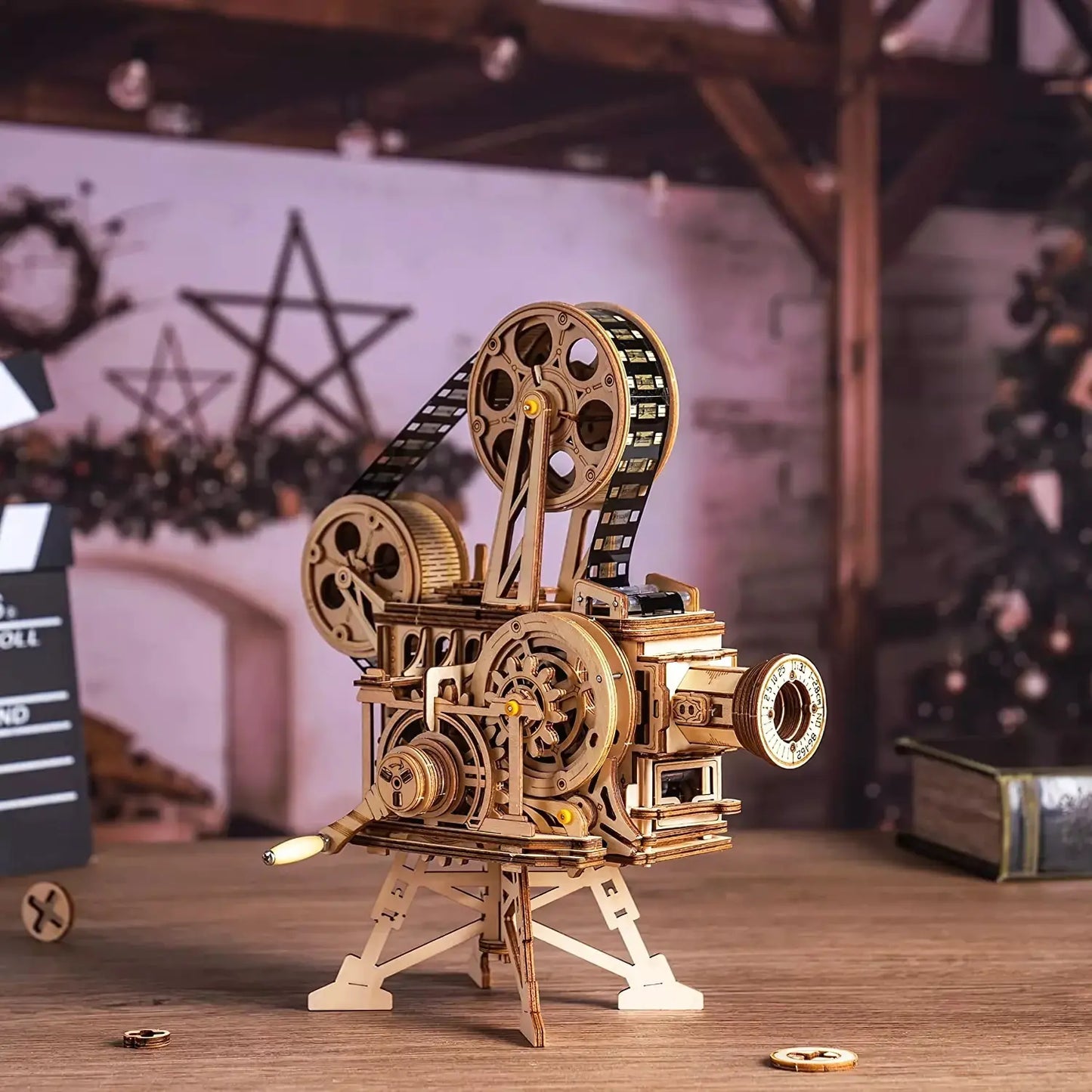 Puzzle 3D Projecteur Cinéma Vitascope Crafterra
