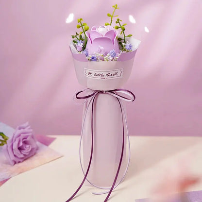 Puzzle 3D Rose Violette Crafterra