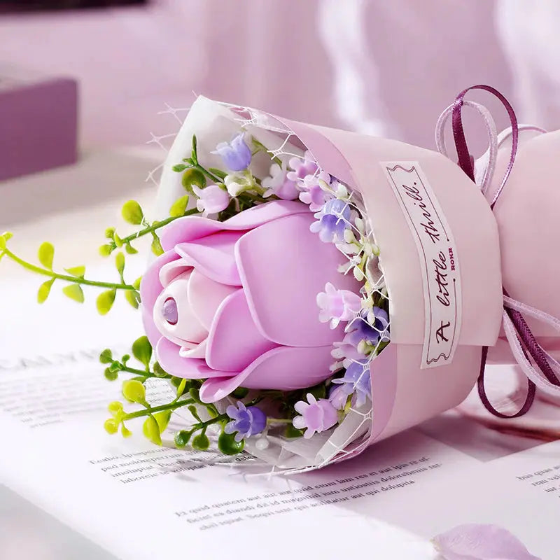 Puzzle 3D Rose Violette Crafterra