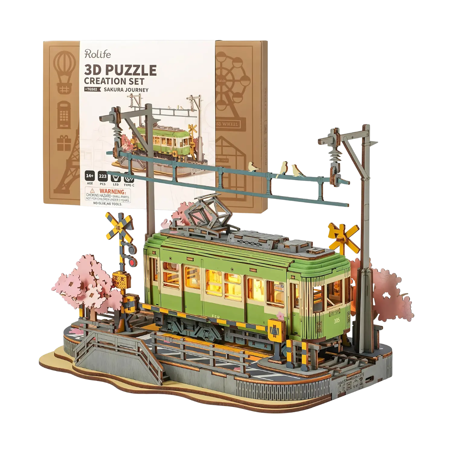 Puzzle 3D Sakura Journey Crafterra
