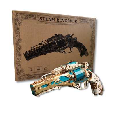 Puzzle 3D Steam Revolver Crafterra