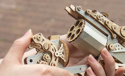 Puzzle 3D Steam Revolver - Crafterra