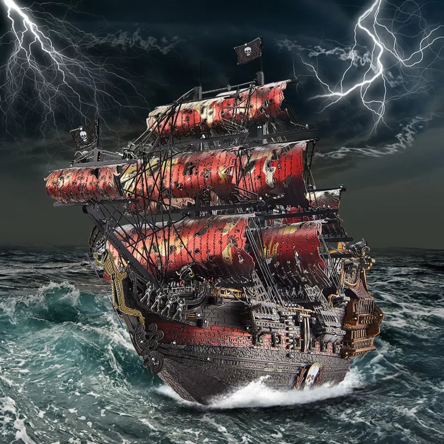 Puzzle 3D Queen Anne's Revenge II - Crafterra