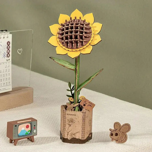 Puzzle 3D Tournesol Crafterra