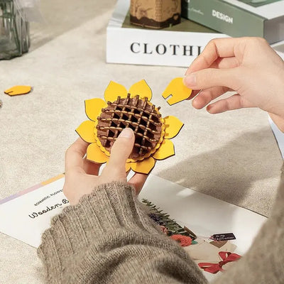 Puzzle 3D Tournesol Crafterra