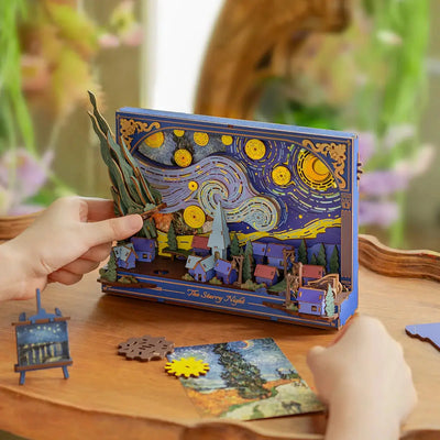 Puzzle 3D Peinture de La Nuit étoilée - Crafterra