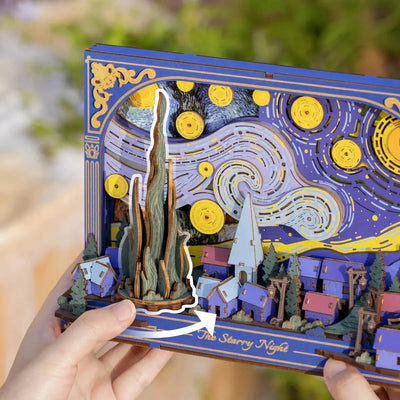 Puzzle 3D Peinture de La Nuit étoilée - Crafterra