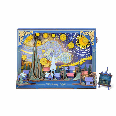 Puzzle 3D Peinture de La Nuit étoilée - Crafterra