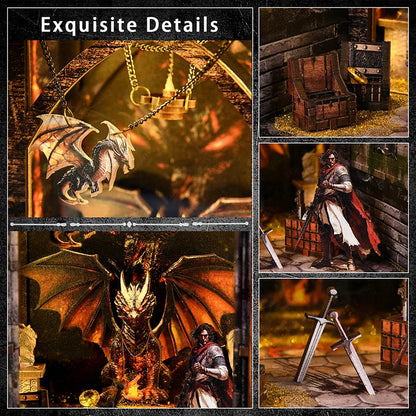 Book Nook Dragons Treasure Labyrinth