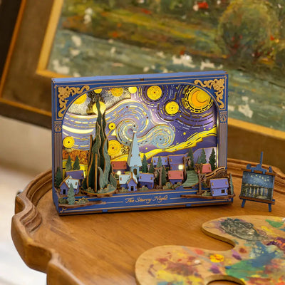 Puzzle 3D Peinture de La Nuit étoilée - Crafterra
