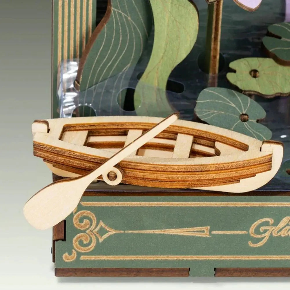 Puzzle 3D Peinture de Nénuphar Scintillant