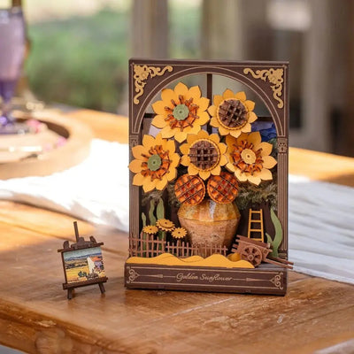 Puzzle 3D Peinture de Tournesol Doré - Crafterra