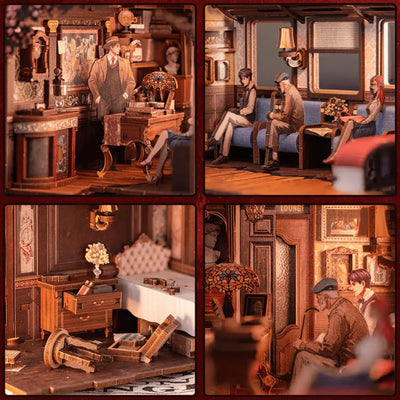 Book Nook Train Mystery - Crafterra