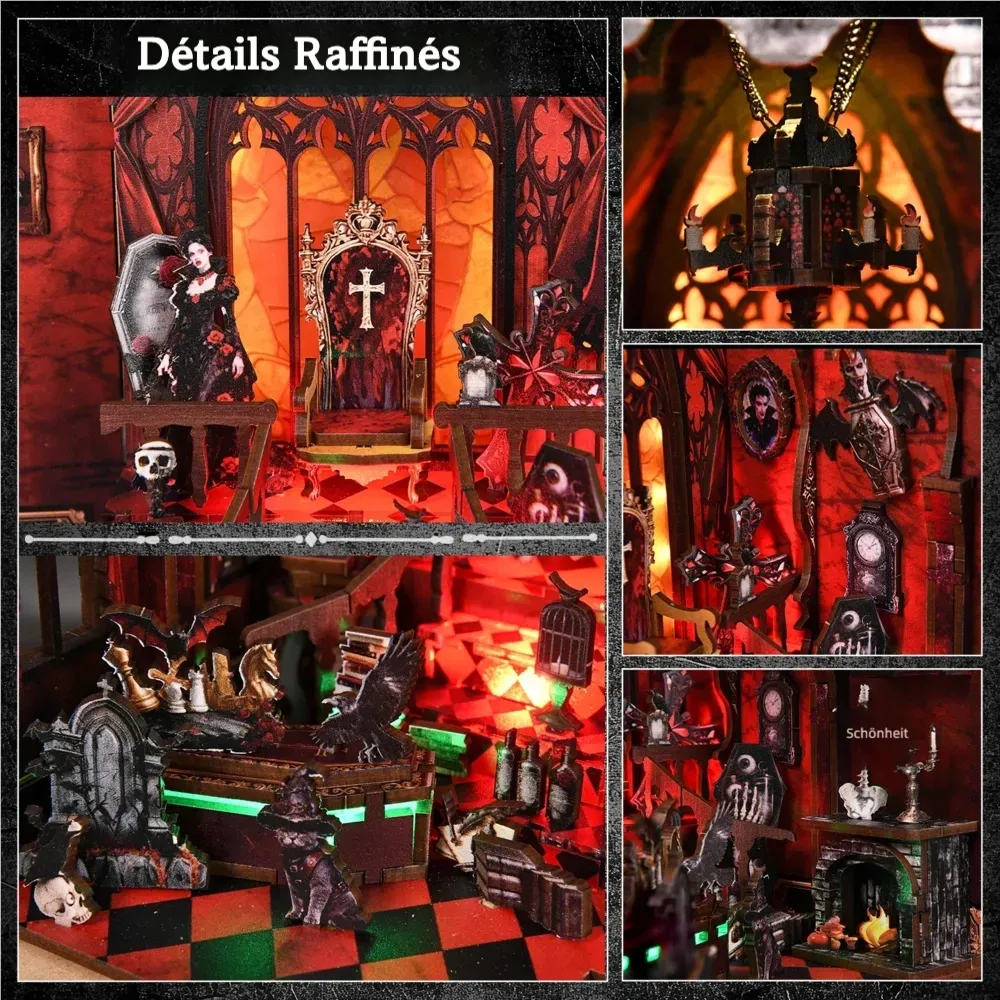 Book Nook Dark Castle - Crafterra