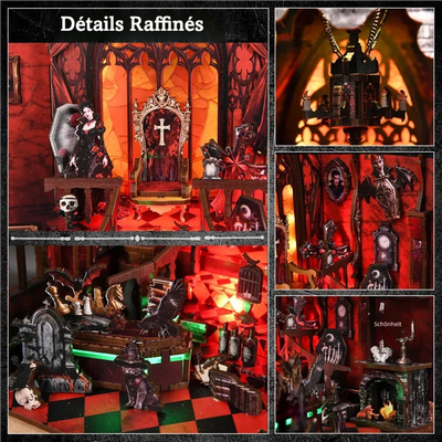 Book Nook Dark Castle - Crafterra