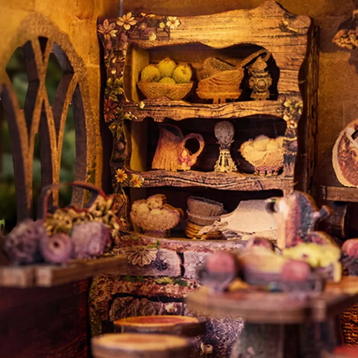 Book Nook Green Vine Cottage - Crafterra