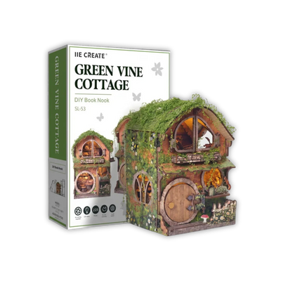 Book Nook Green Vine Cottage - Crafterra