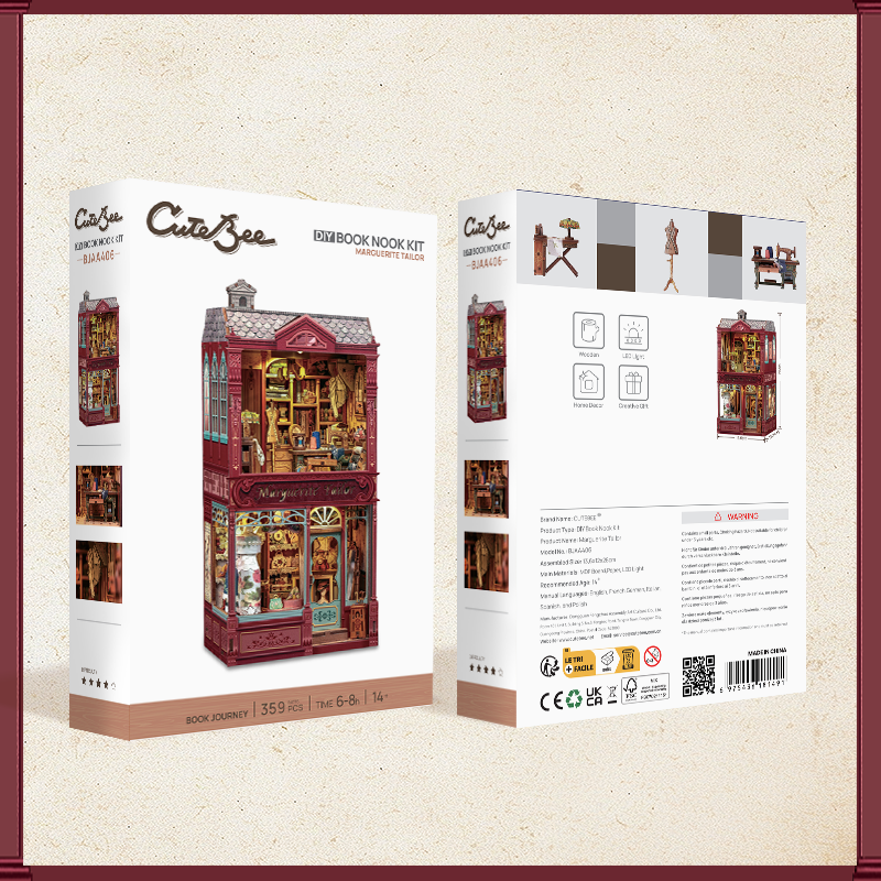 Book Nook Marguerite Tailor - Crafterra