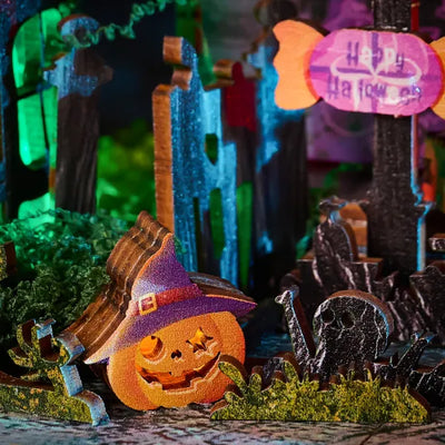 Maison Miniature Halloween Night