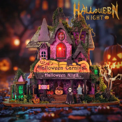 Maison Miniature Halloween Night